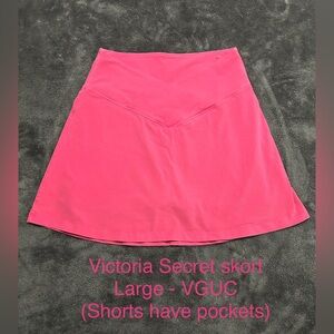 Large VS Pink Skort with Pockets